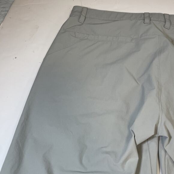 Oakley Stretch Golf Pants Men’s 36x32 Light Gray Performance Flat Front - Picture 7 of 8